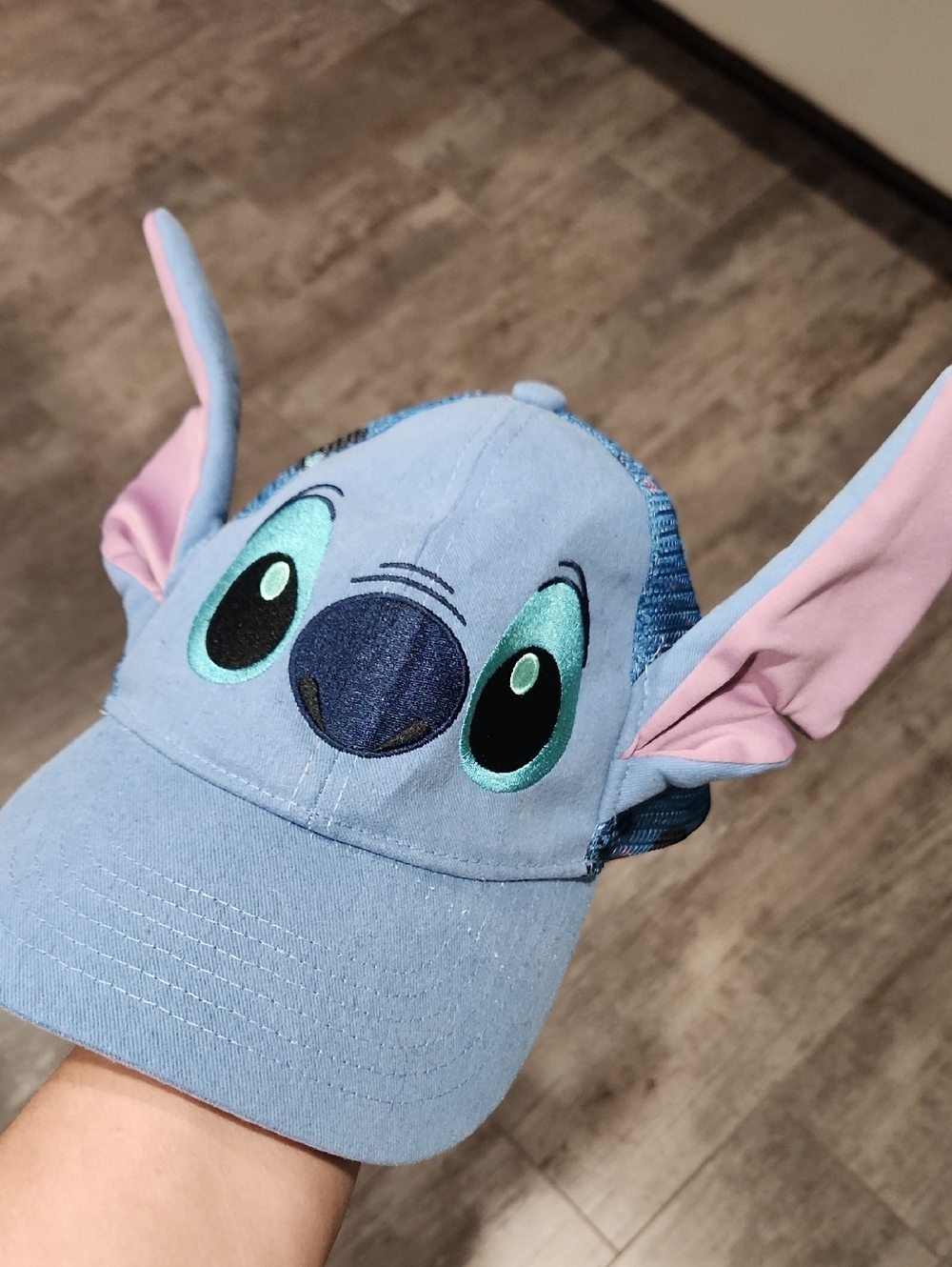 Disney Parks Stitch Adukt  Hat  with Pink Ear